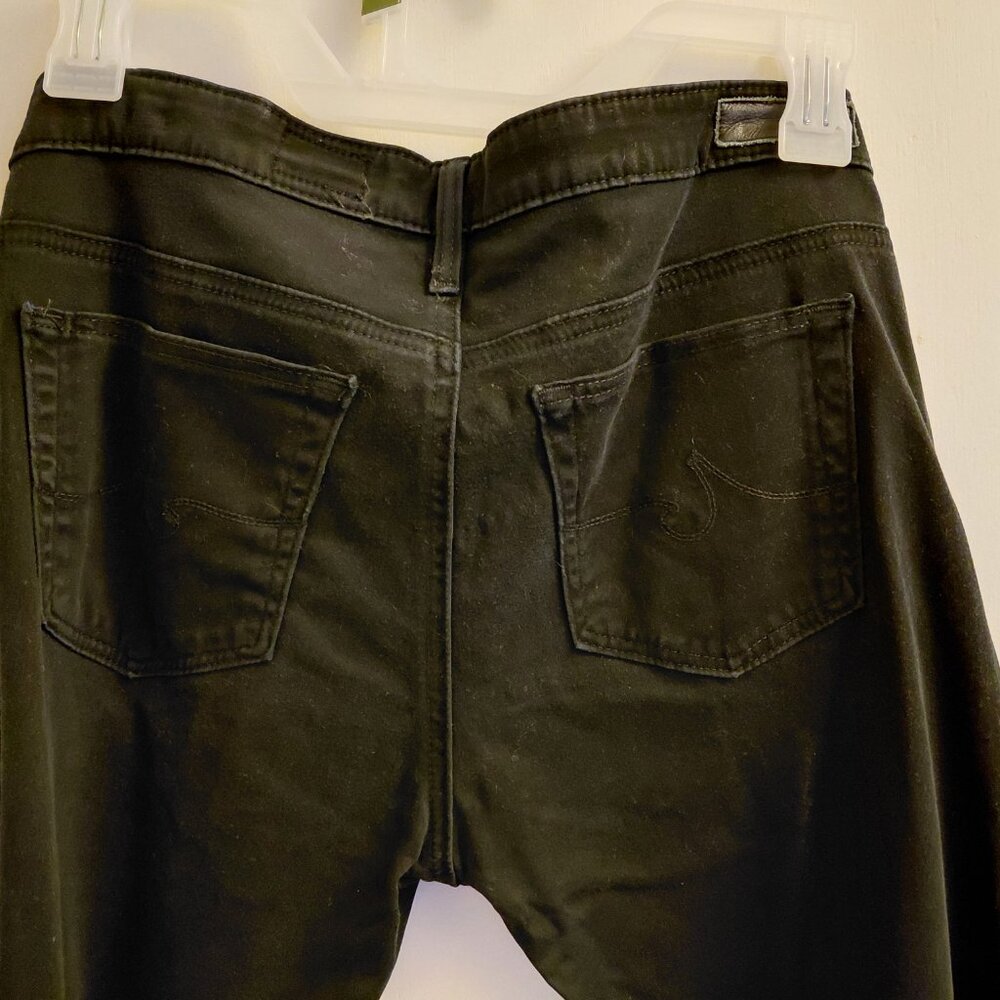AG Jeans The Stilt Cigarette Leg Jeans Black Size 27 Mid-Rise Stretch Denim - Picture 4 of 8